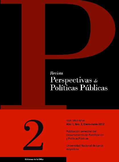 N°2 Revista Perspectivas de Políticas Públicas