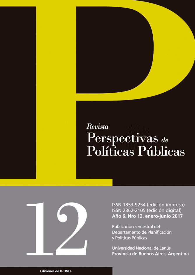 N°12 Revista Perspectivas de Políticas Públicas