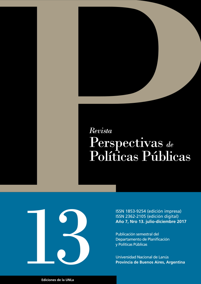 N°13 Revista Perspectivas de Políticas Públicas