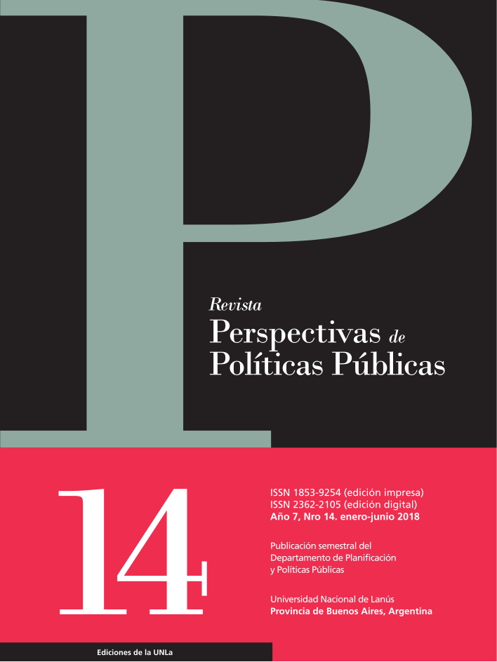 N°14 Revista Perspectivas de Políticas Públicas