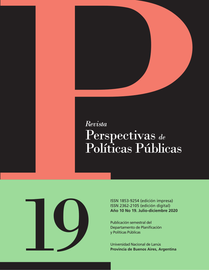 N°19 Revista Perspectivas de Políticas Públicas