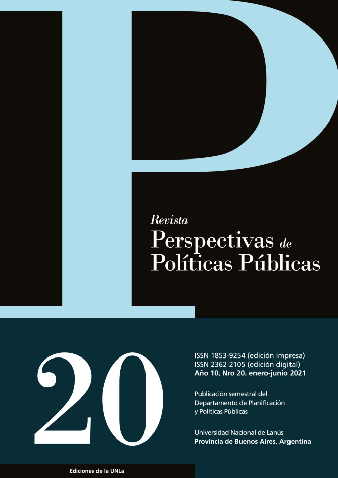 N°20 Revista Perspectivas de Políticas Públicas