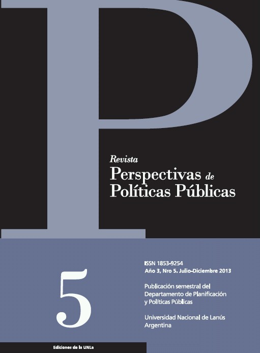 N°5 Revista Perspectivas de Políticas Públicas