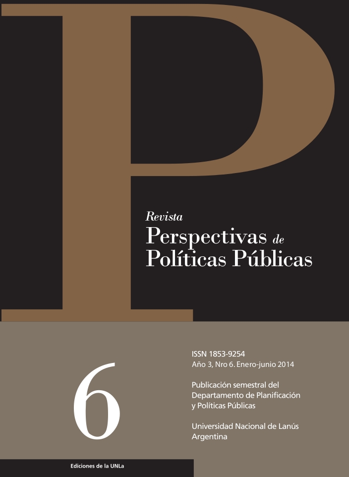 N°6 Revista Perspectivas de Políticas Públicas