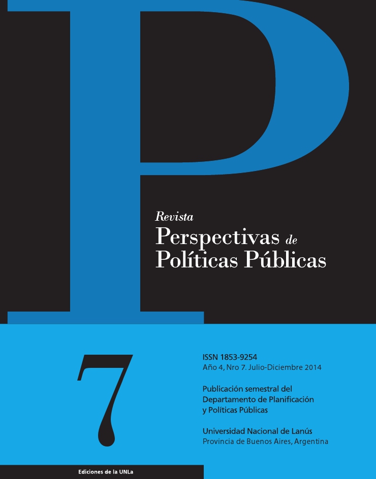 N°7 Revista Perspectivas de Políticas Públicas